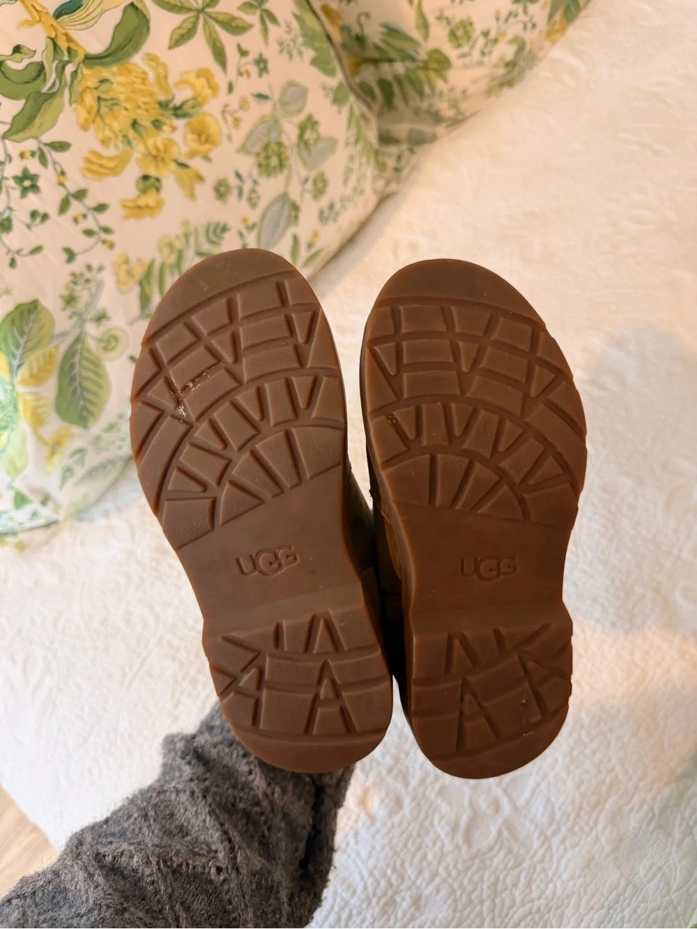 UGG Kids Chestnut Suede Ankle Boots